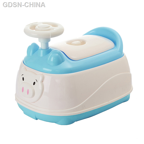 青蛙嘟迪豬豬俠座便器藍色