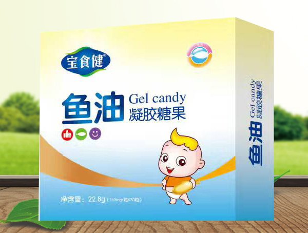 寶食健魚油凝膠糖果
