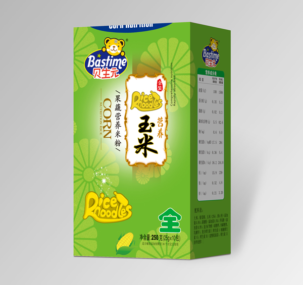 貝生元果蔬營養(yǎng)玉米粉米粉盒裝