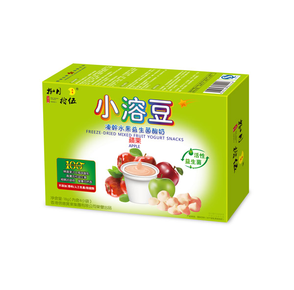 捌月拾伍小溶豆蘋(píng)果味橫盒