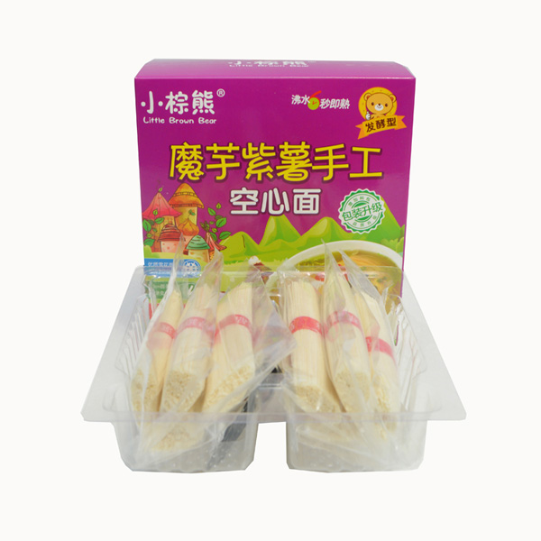 小棕熊魔芋紫薯空心面盒裝內袋