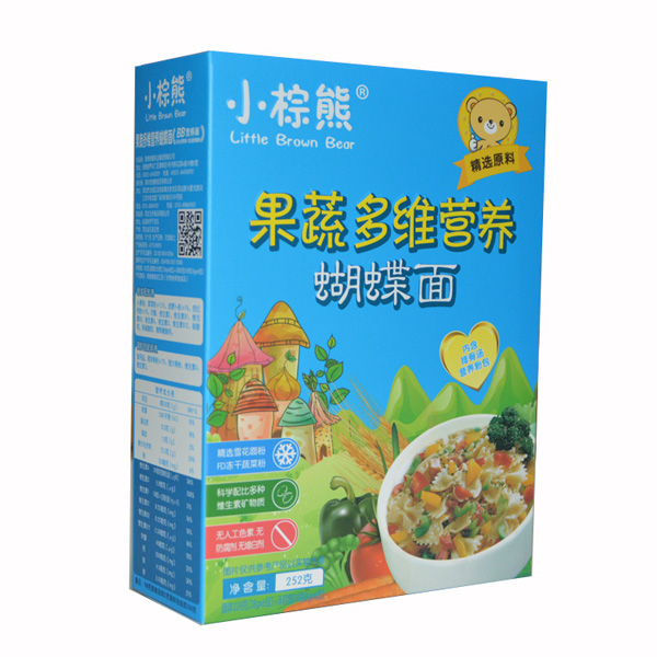 小棕熊果蔬多維營(yíng)養(yǎng)蝴蝶面豎盒