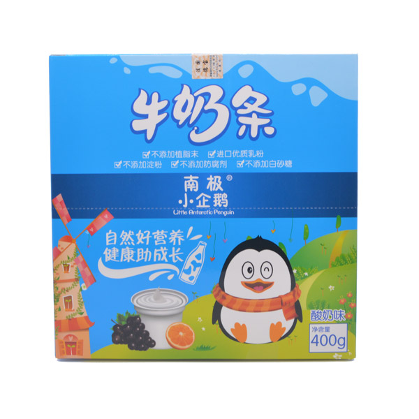 南極小企鵝酸奶味奶條400g