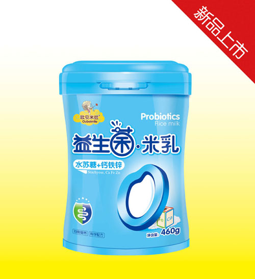 歐貝米拉水蘇糖+鈣鐵鋅益生菌米乳