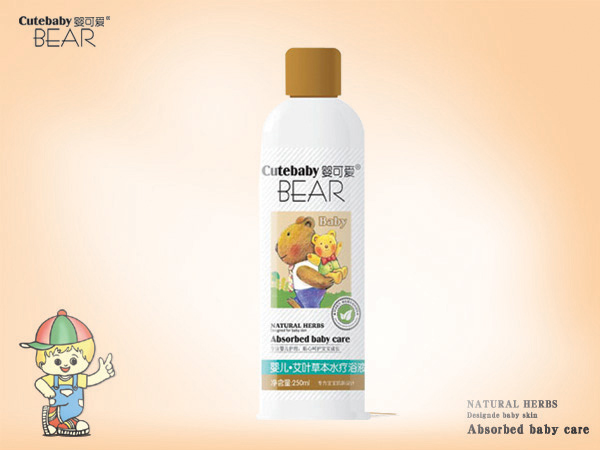 嬰可愛嬰兒艾葉草本水療浴液250ml