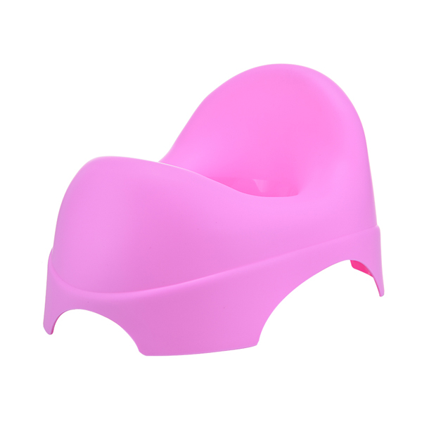 邦貝小象一體式坐便器粉色