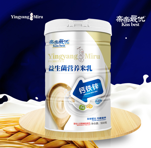親親最優(yōu)益生菌營養(yǎng)米乳-鈣鐵鋅