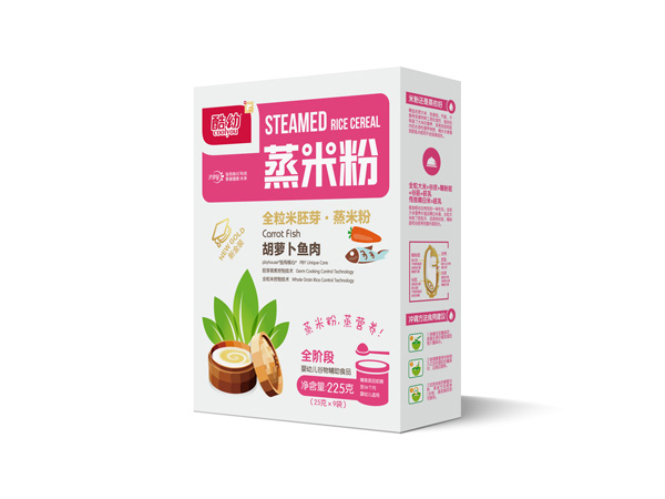 酷幼蒸米粉-胡蘿卜魚(yú)肉-紙盒