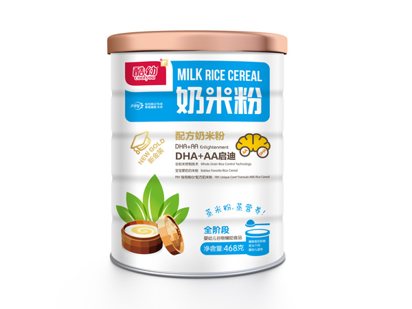 酷幼奶米粉-DHA+AA啟迪-鐵罐