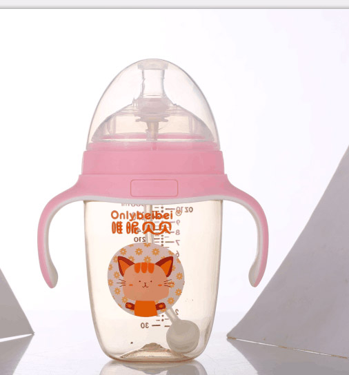 唯昵貝貝WA28超寬口奶瓶粉色300ml.jpg 唯昵貝貝WA28超寬口奶瓶粉色300ml.jpg