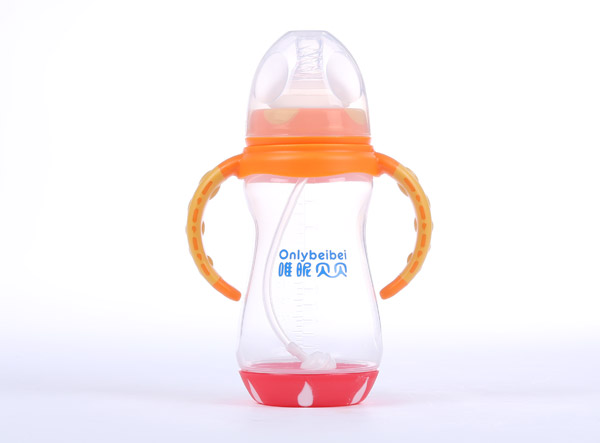 唯昵貝貝WA50寬口雙色PP奶瓶橙黃300ml.jpg 唯昵貝貝WA50寬口雙色PP奶瓶橙黃300ml.jpg
