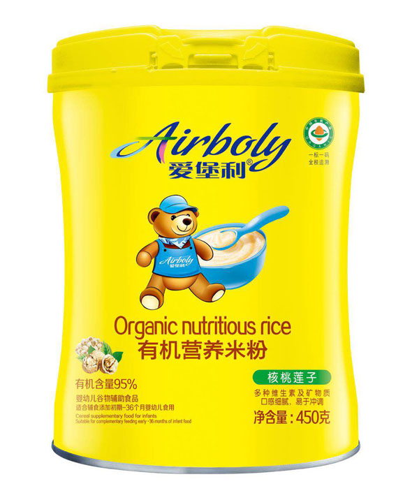 愛堡利核桃蓮子有機(jī)營養(yǎng)米粉