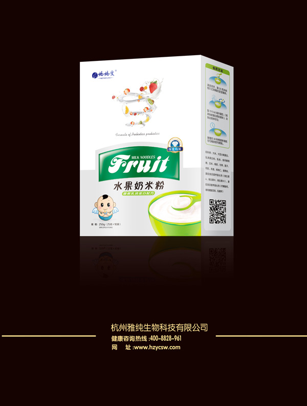 媽媽愛水果奶米粉-香蕉乳清蛋白配方 盒裝