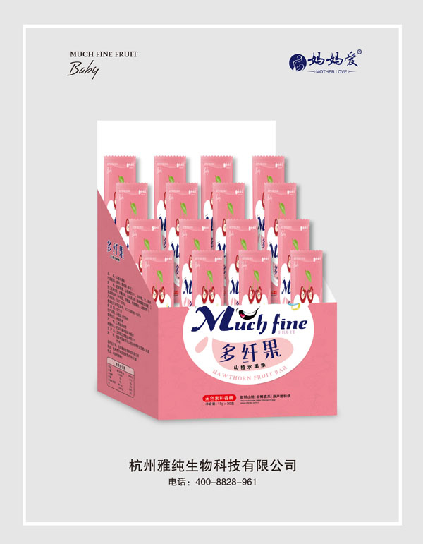 媽媽愛(ài)多纖果山楂水果條