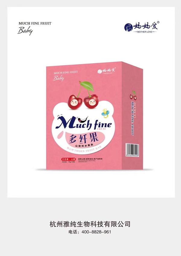 媽媽愛(ài)多纖果山楂味水果條