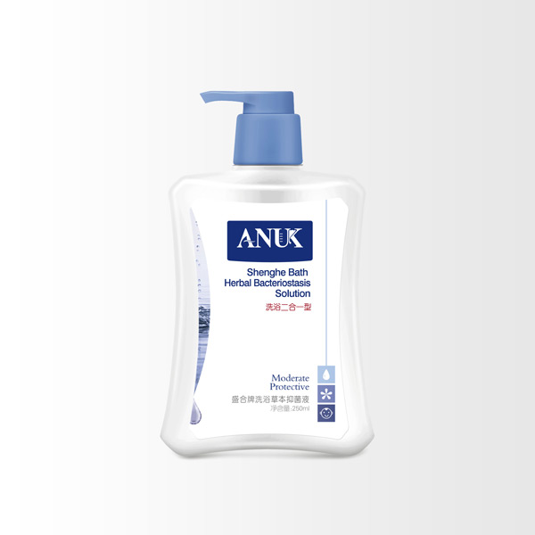 泉嬰愛(ài)洗浴草本抑菌液-洗浴二合一型250ml