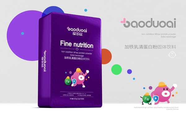 葆多愛(ài)加鐵乳清蛋白粉固體飲料