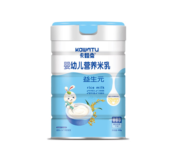 卡娃兔嬰幼兒營(yíng)養(yǎng)米乳-益生元罐裝