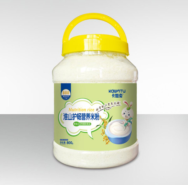 卡娃兔營養(yǎng)米粉-淮山護暢桶裝800g