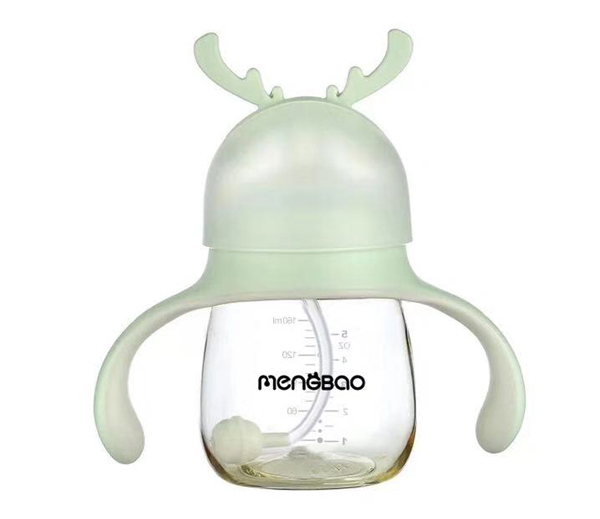 盟寶小鹿PPSU奶瓶 綠色