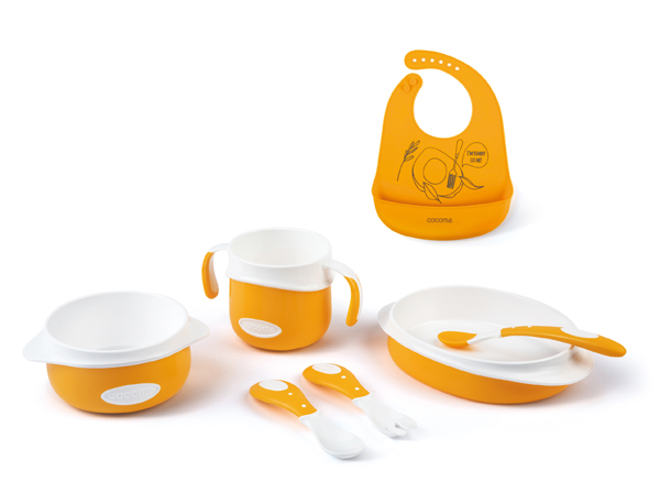 可可萌親子餐具 橙色