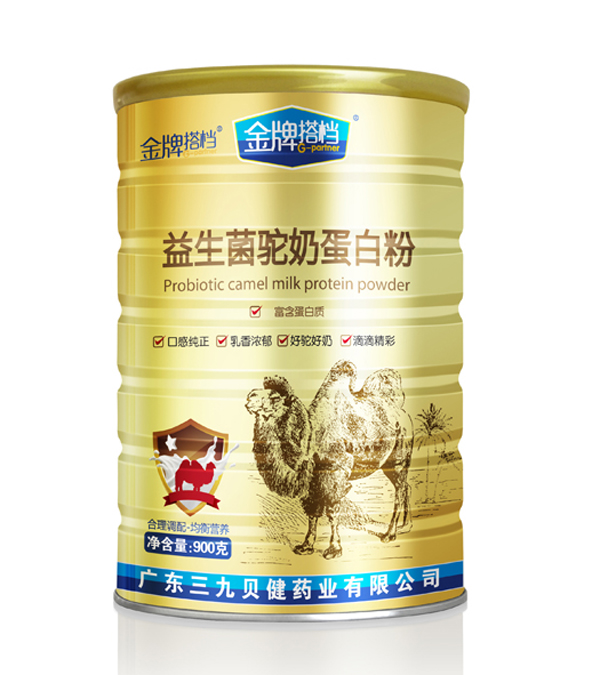 金牌搭檔益生菌駝奶蛋白粉