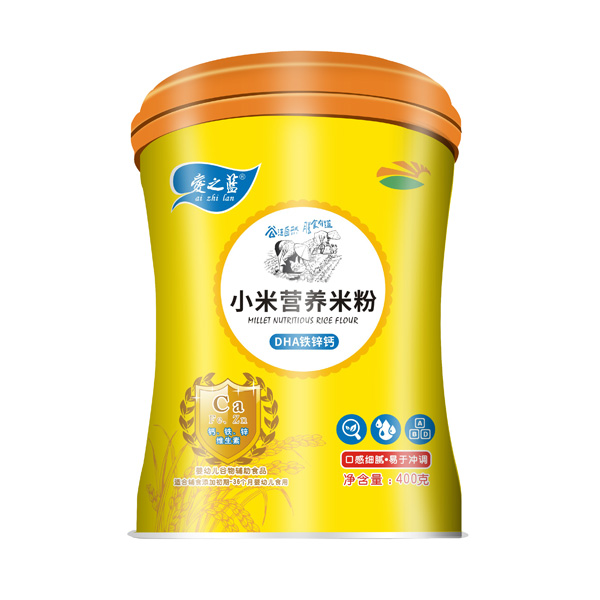 愛(ài)之藍(lán)小米營(yíng)養(yǎng)米粉DHA鈣鐵鋅