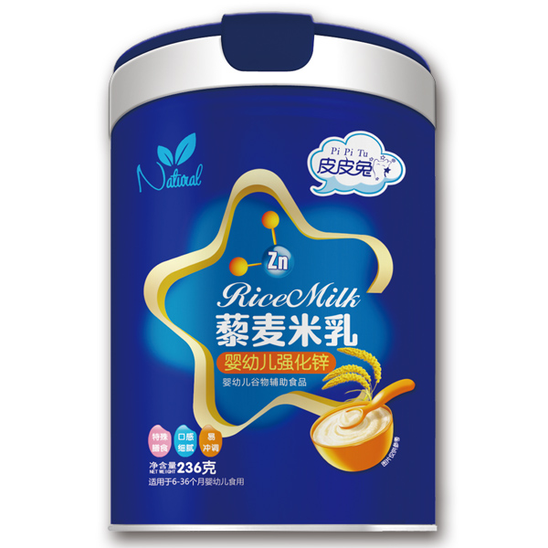 皮皮兔藜麥米乳-嬰幼兒強化鋅