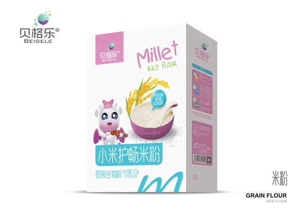 貝格樂小米護暢米粉-鈣鐵鋅多維 盒裝