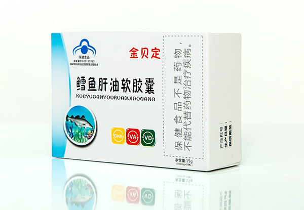 金貝定鱈魚肝油軟膠囊