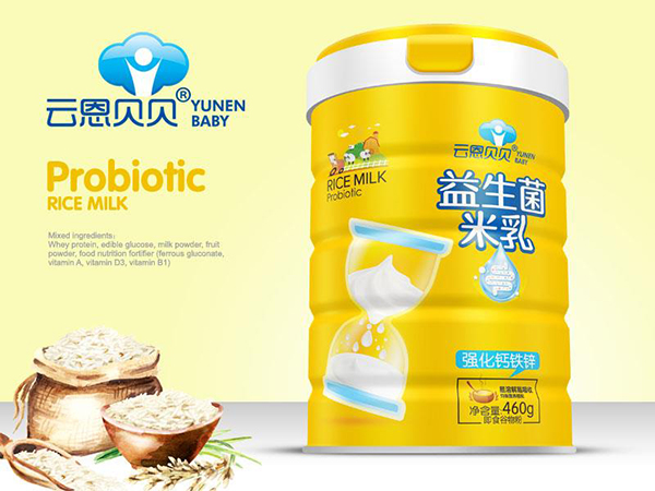 云恩貝貝益生菌米乳-強化鈣鐵鋅