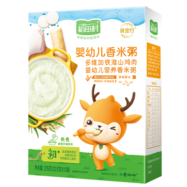 稻田村營(yíng)養(yǎng)香米粥-淮山雞肉