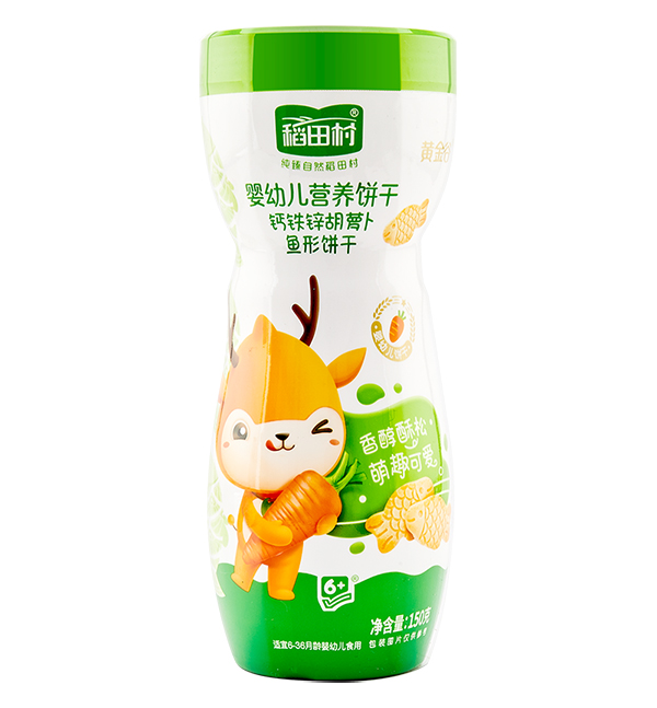 稻田村營養(yǎng)餅干罐裝-胡蘿卜