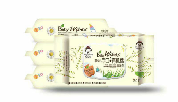 頑皮蟲手口有機(jī)棉柔濕巾 30片60包