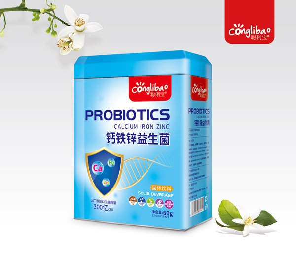 聰俐寶鈣鐵鋅益生菌