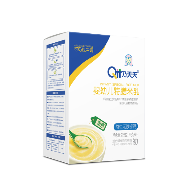 乃天天益生元鐵鋅鈣特膳米乳
