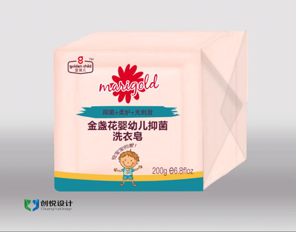 金孩兒金盞花嬰幼兒抑菌洗衣皂