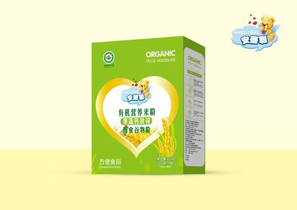 安蓓聰有機(jī)營(yíng)養(yǎng)米粉盒裝 果蔬鈣鐵鋅