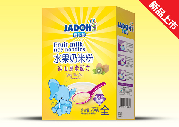 嘉多慧淮山薏米配方-水果奶米粉(盒)