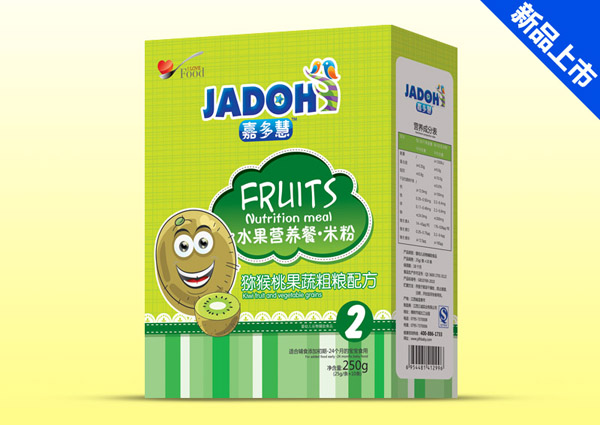 嘉多慧獼猴桃果蔬粗糧-水果營(yíng)養(yǎng)餐米粉(盒)