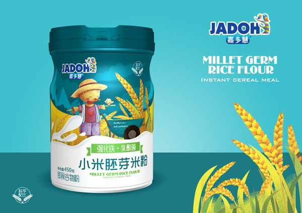 嘉多慧小米胚芽米粉-強化鐵+乳酸菌