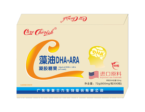 CareCherish致呵藻油DHA+ARA凝膠糖果 90粒裝