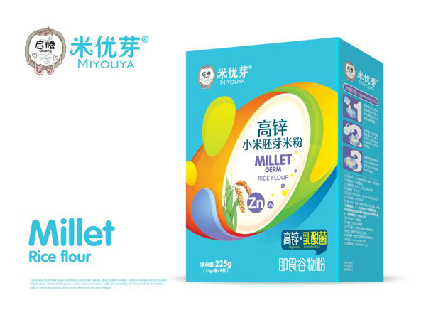 米優(yōu)芽小米胚芽米粉-高鋅+乳酸菌盒裝