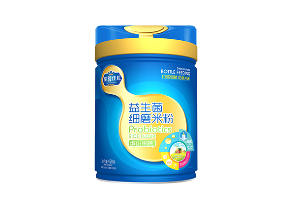 至尊佳兒益生菌細磨米粉聽裝 繽紛果蔬