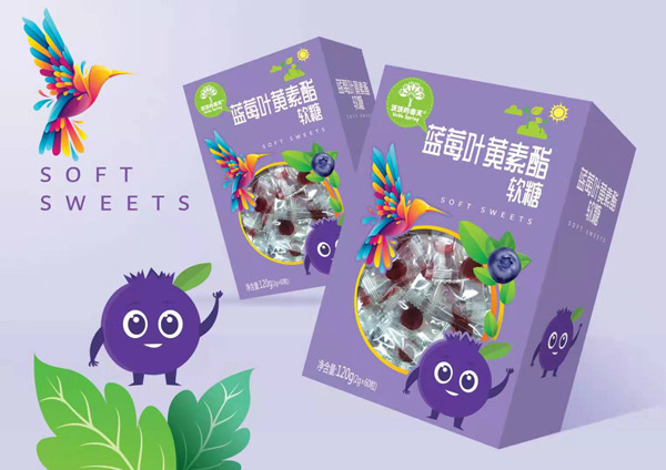 沃沃的春天藍莓葉黃素酯軟糖