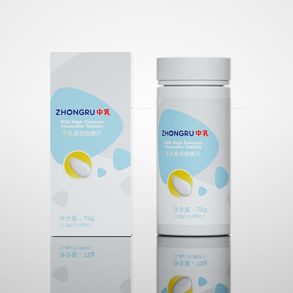 中乳牛乳高鈣咀嚼片