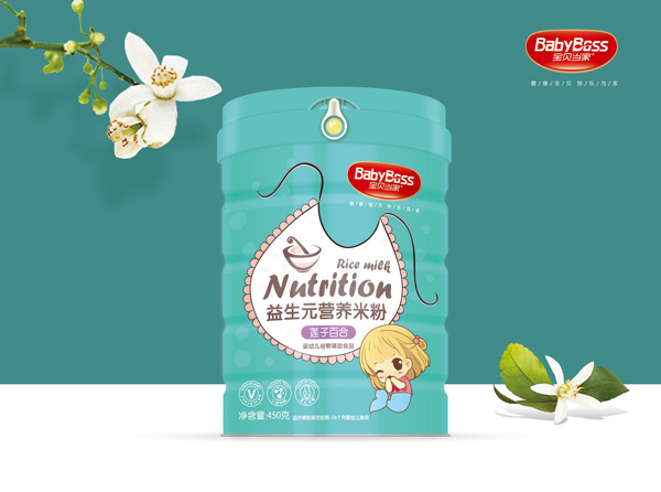 寶貝當(dāng)家蓮子百合益生元營養(yǎng)米粉 聽裝