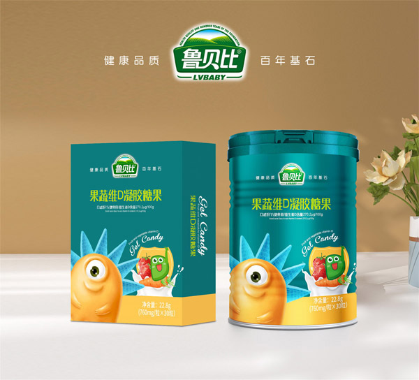 魯貝比果蔬維D凝膠糖果