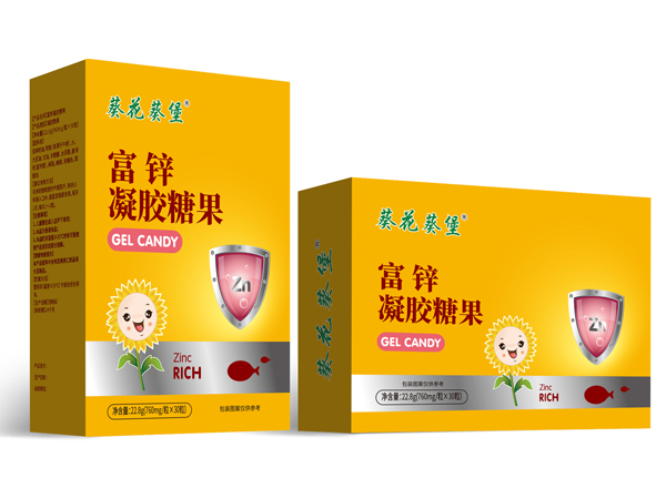 葵花葵堡富鋅凝膠糖果