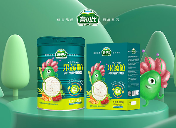 魯貝比果蔬粒高鈣營養(yǎng)米粉系列